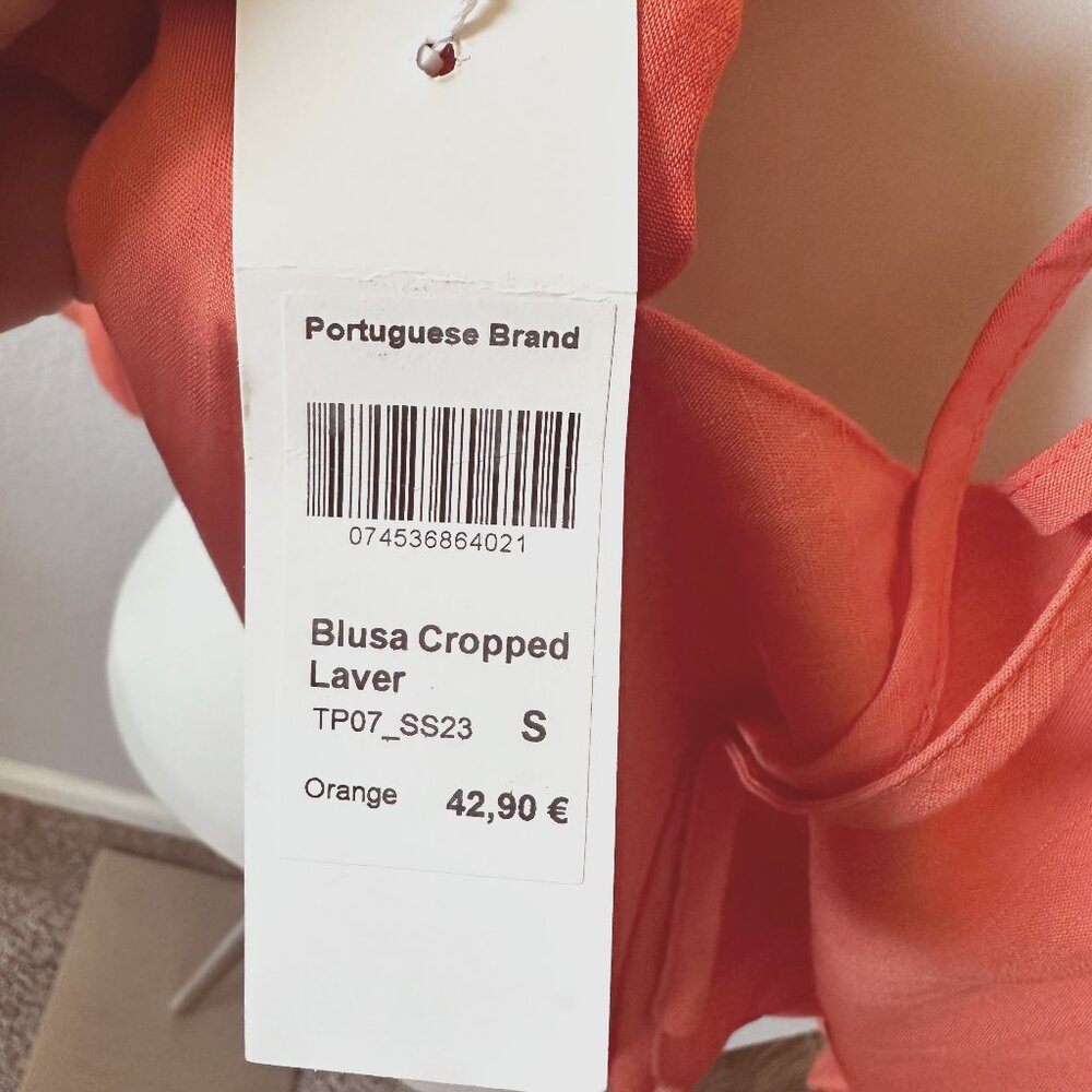 Open Back Crop Top - Size Small - Picture 3 of 6